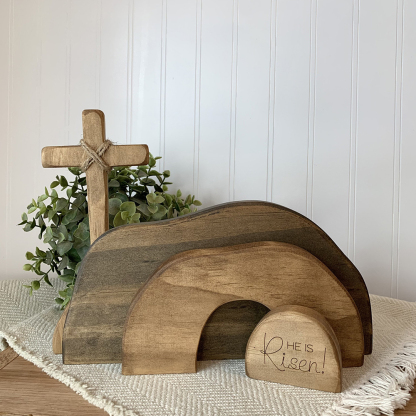 Easter Wooden Tomb Decoration