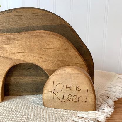 Easter Wooden Tomb Decoration