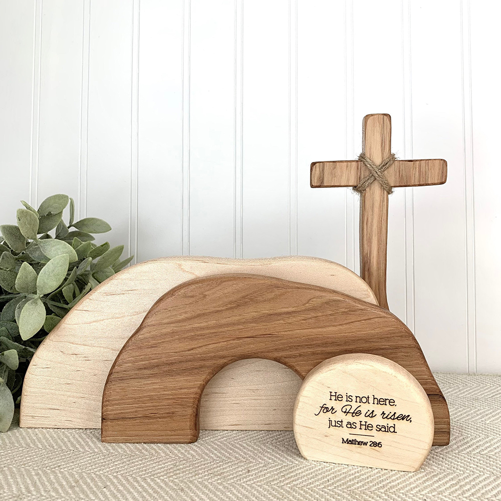 Easter Wooden Tomb Decoration