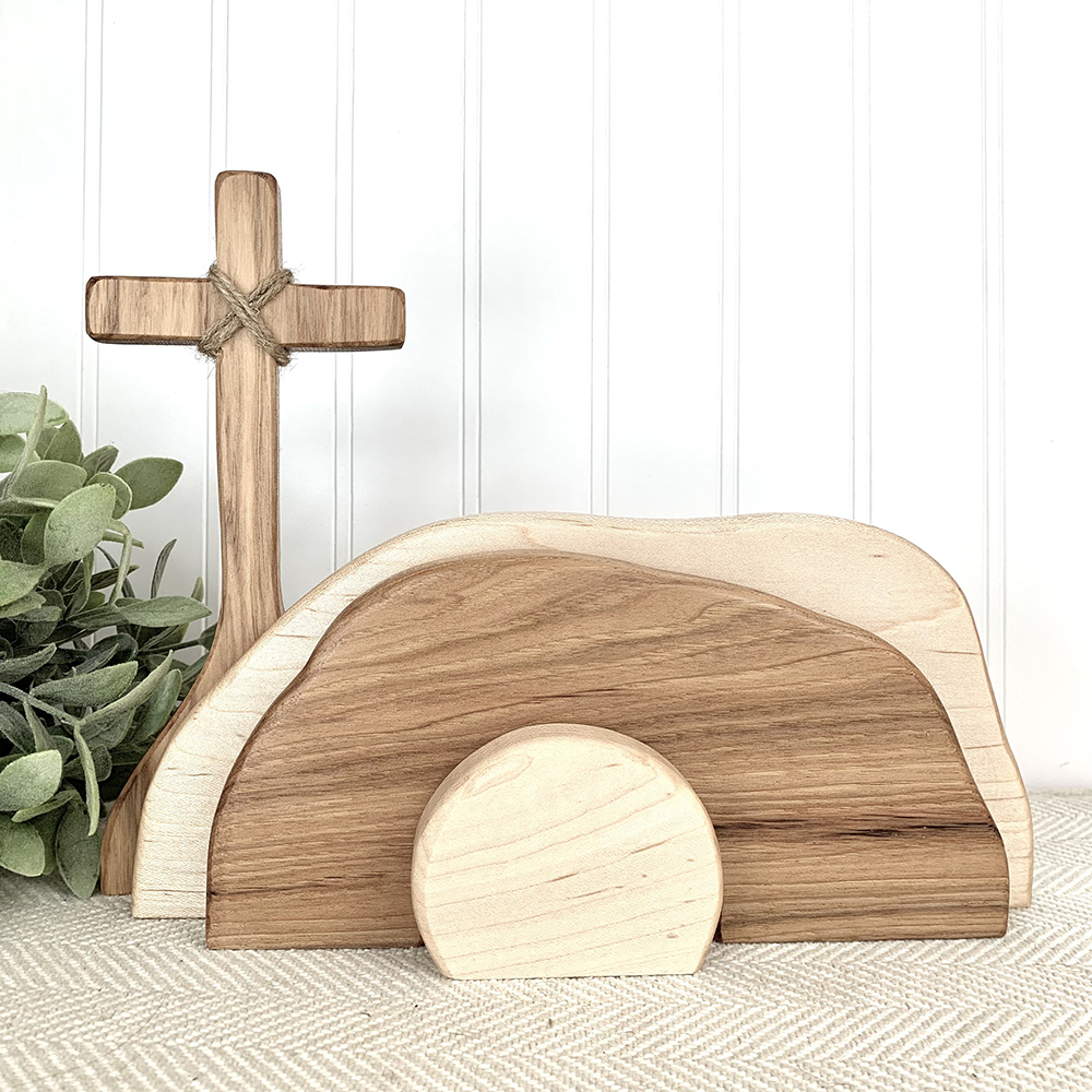 Easter Wooden Tomb Decoration
