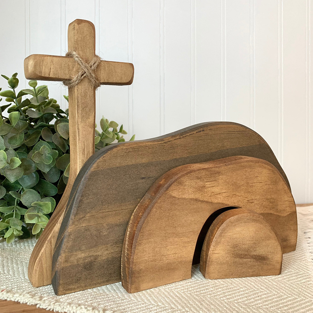 Easter Wooden Tomb Decoration