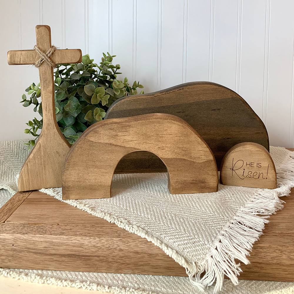 Easter Wooden Tomb Decoration