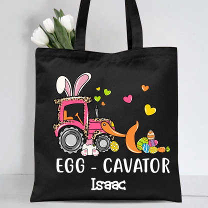 Egg Cavator Easter Tote Bag