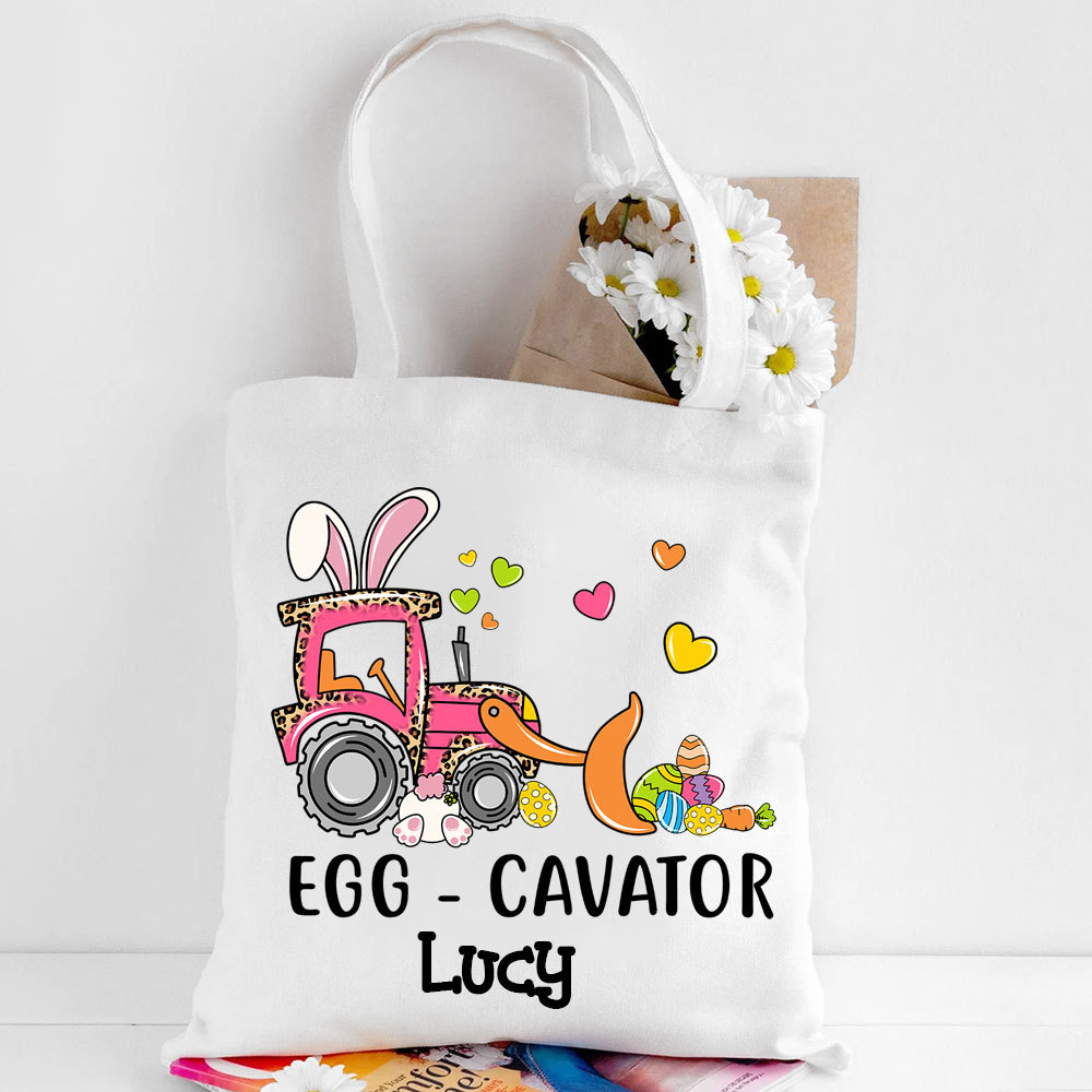 Egg Cavator Easter Tote Bag