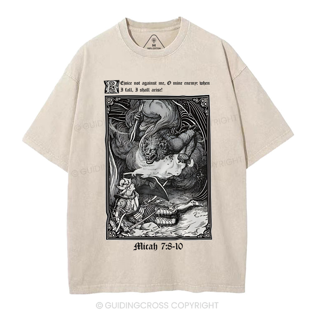 Ejoice Not Against Me Christian Washed T-Shirt