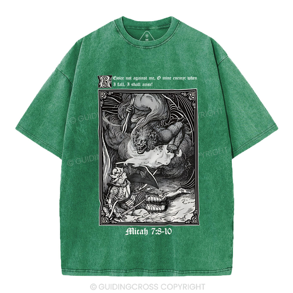 Ejoice Not Against Me Christian Washed T-Shirt