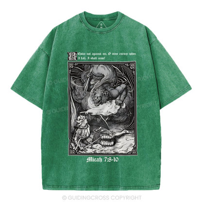 Ejoice Not Against Me Christian Washed T-Shirt