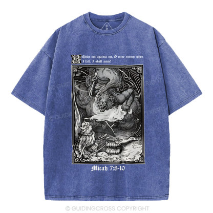 Ejoice Not Against Me Christian Washed T-Shirt