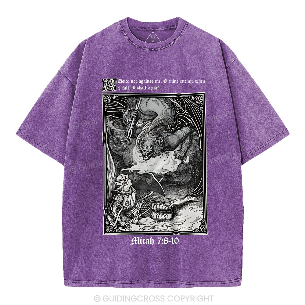 Ejoice Not Against Me Christian Washed T-Shirt