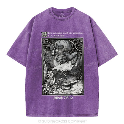 Ejoice Not Against Me Christian Washed T-Shirt