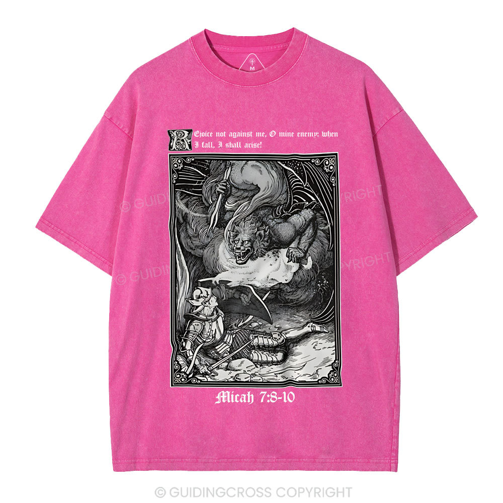 Ejoice Not Against Me Christian Washed T-Shirt