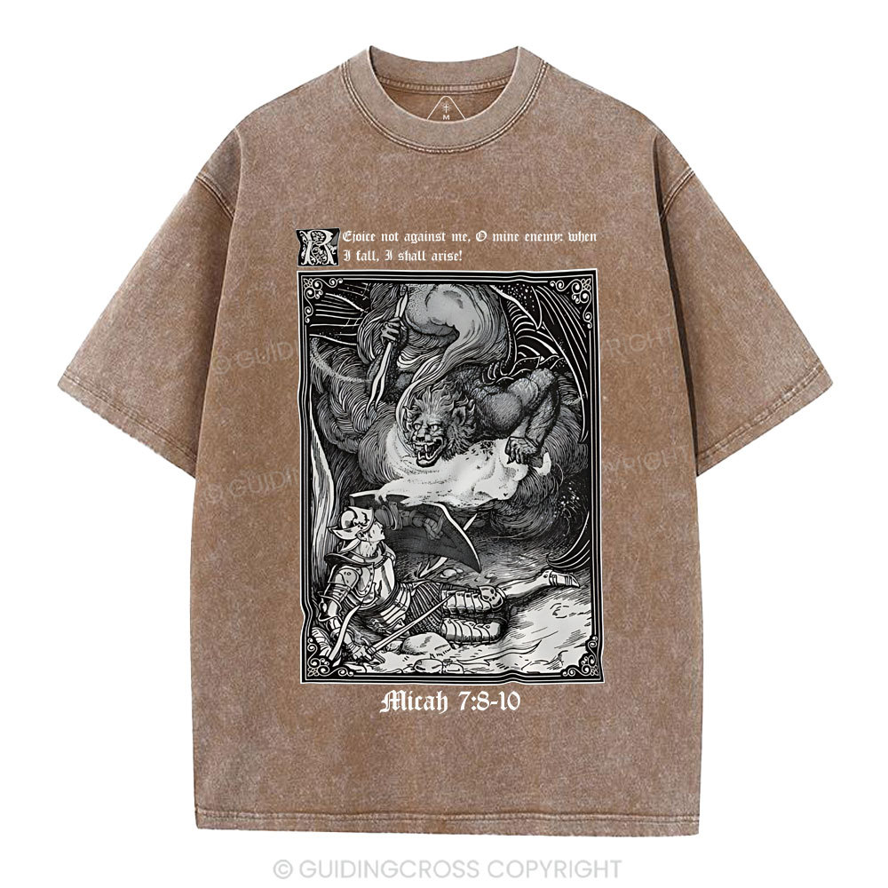 Ejoice Not Against Me Christian Washed T-Shirt