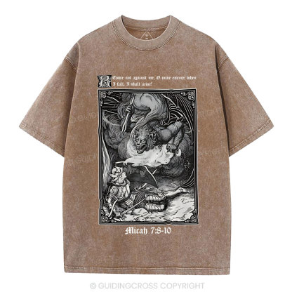 Ejoice Not Against Me Christian Washed T-Shirt