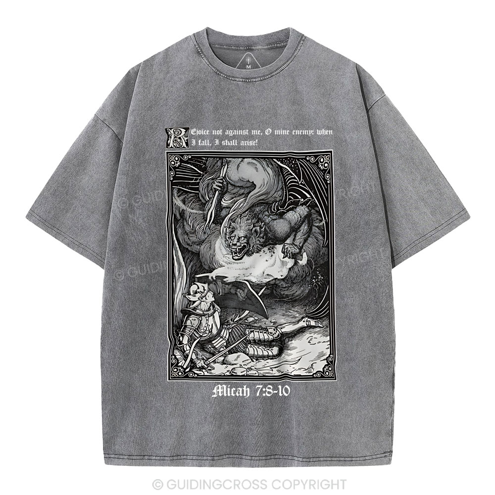 Ejoice Not Against Me Christian Washed T-Shirt