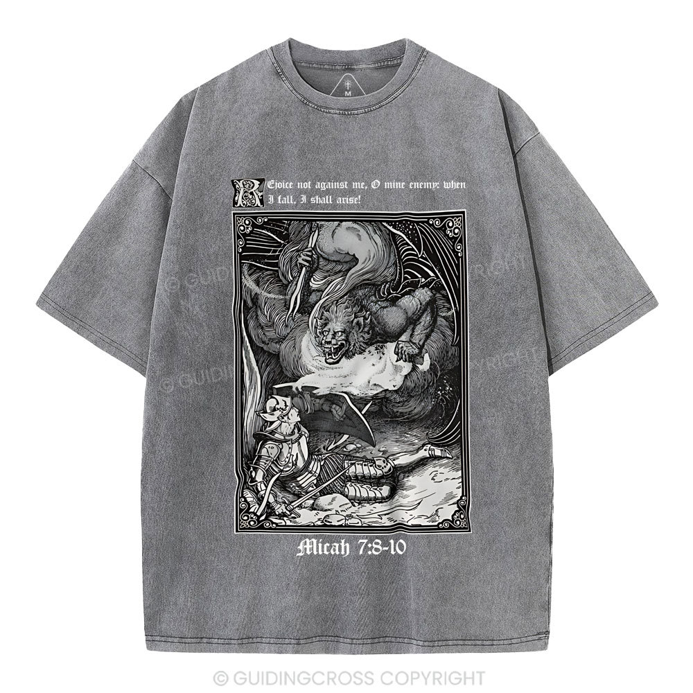 Ejoice Not Against Me Christian Washed T-Shirt