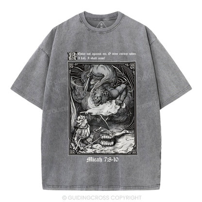 Ejoice Not Against Me Christian Washed T-Shirt