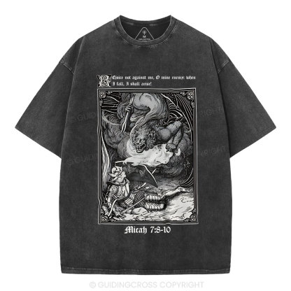 Ejoice Not Against Me Christian Washed T-Shirt