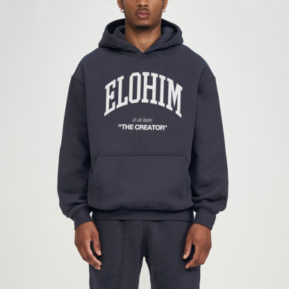 Elohim Christian Fleece Hoodie Set