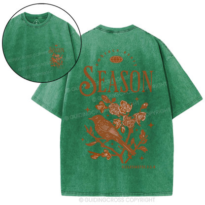 Embrace Every Season Christian Washed T-Shirt
