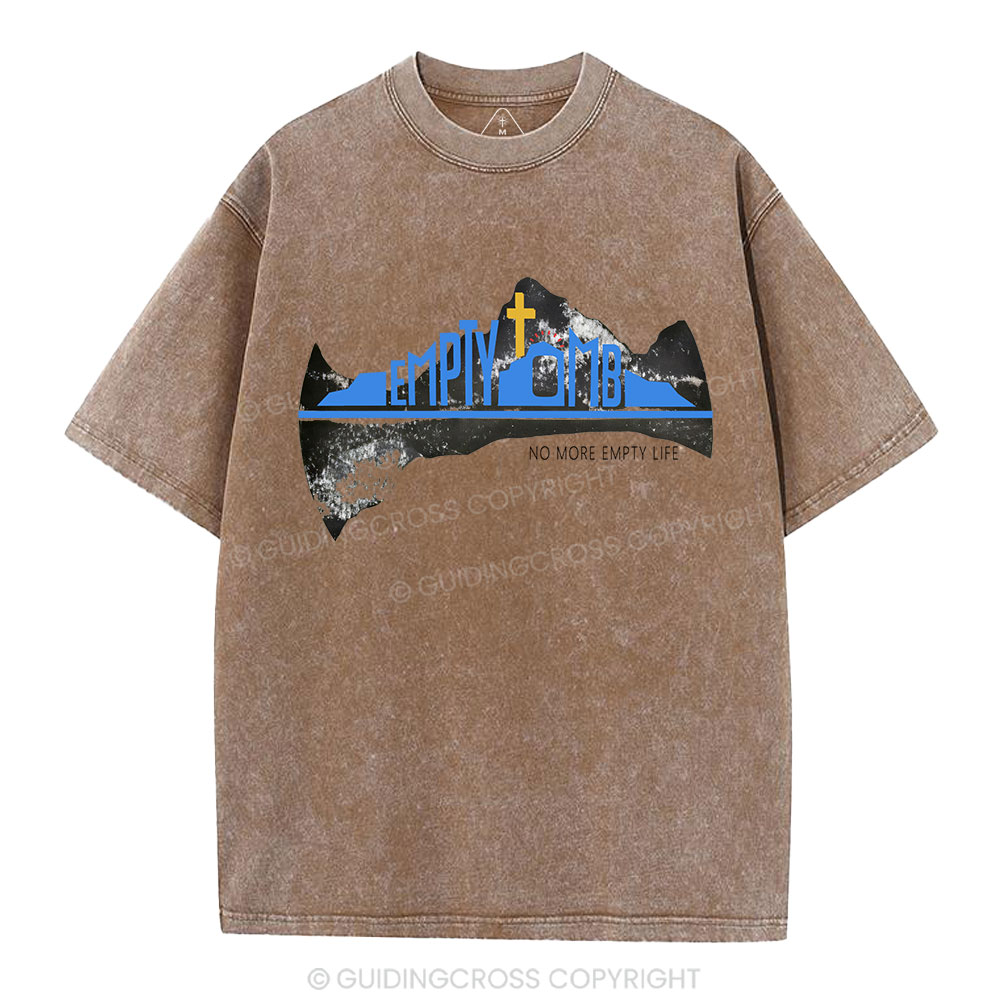Empty Tomb Chrsitian Washed T-Shirt