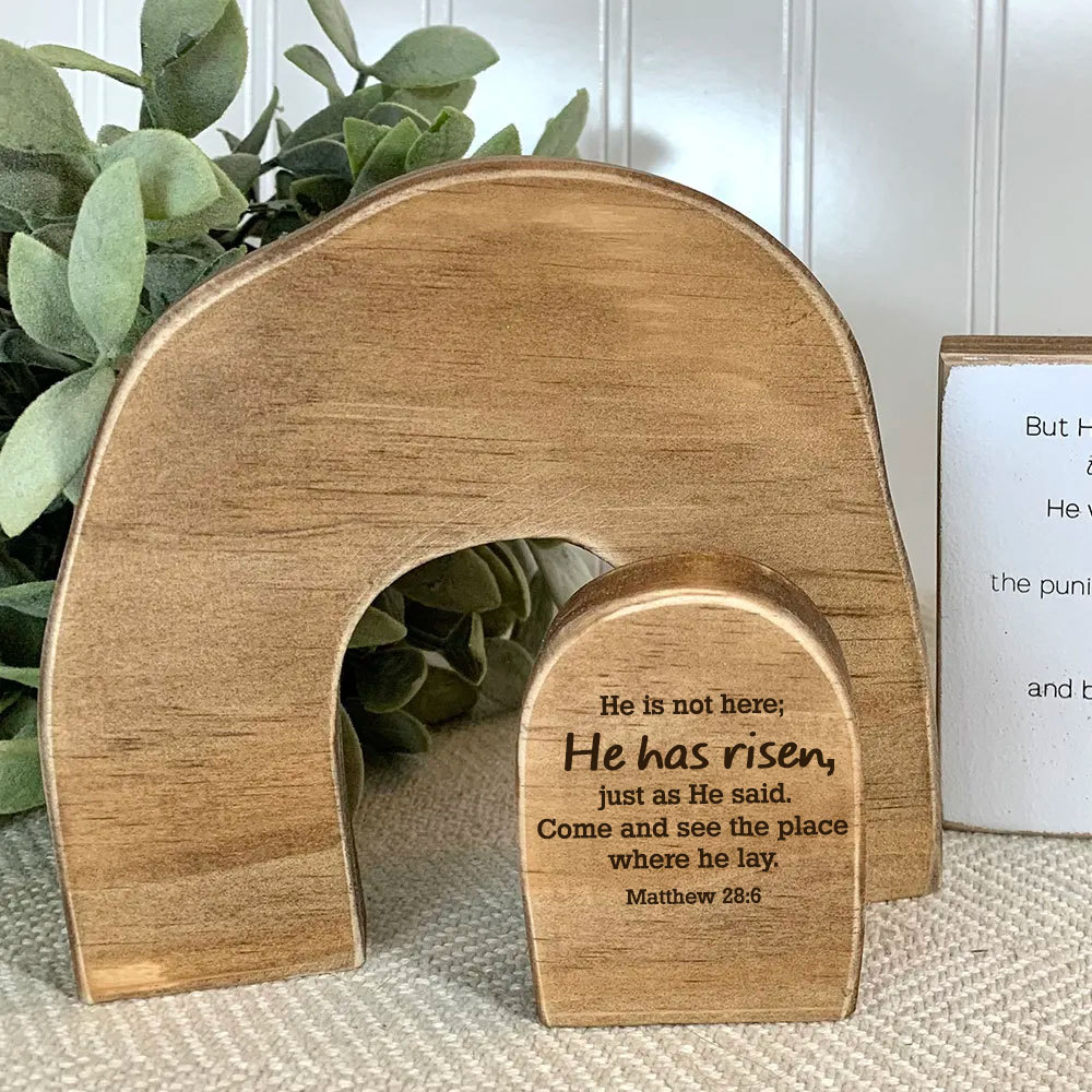 Easter Scene Wooden Decoration Sale-GuidingCross