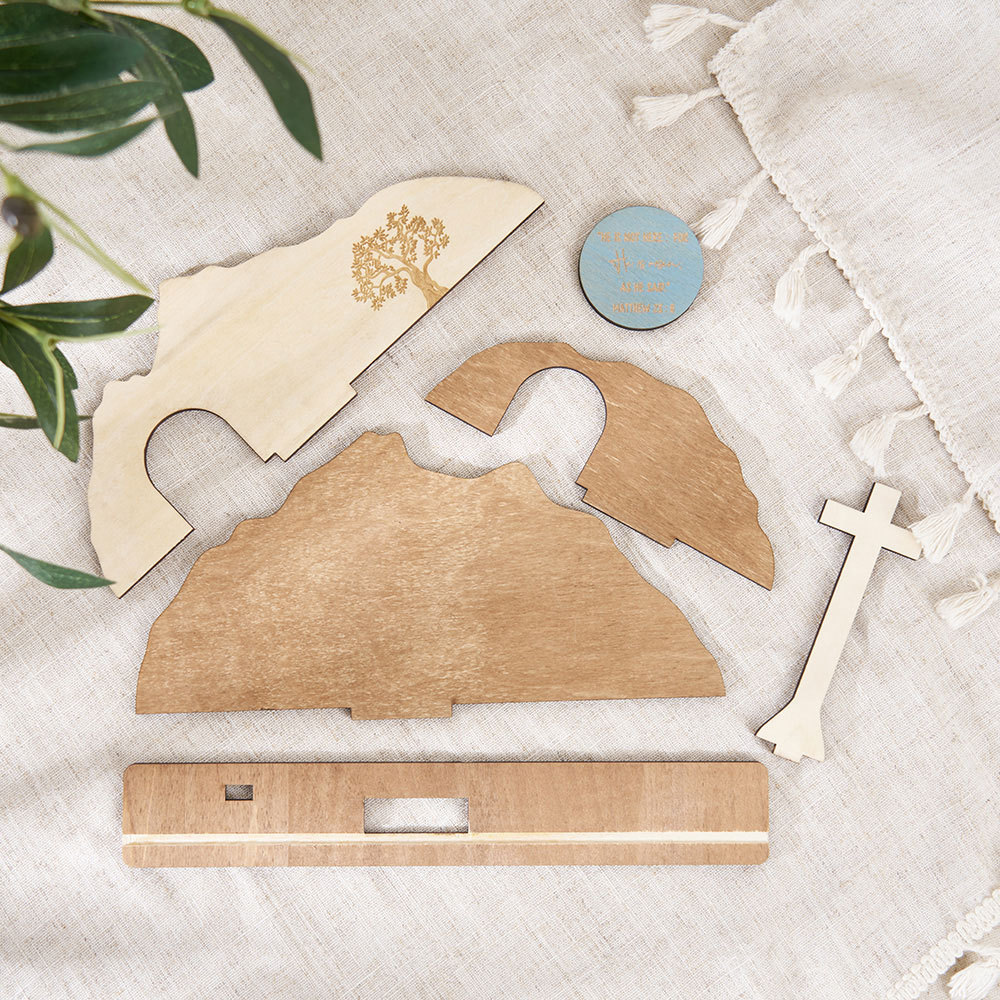 Empty Tomb Wooden Easter Decor