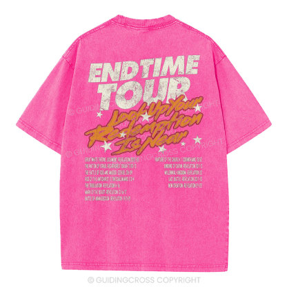 End Time Tour Christian Washed T-Shirt