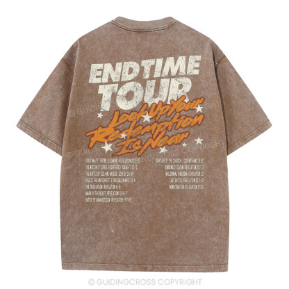 End Time Tour Christian Washed T-Shirt