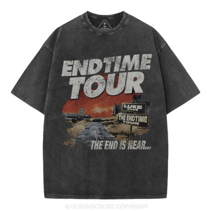 End Time Tour Christian Washed T-Shirt