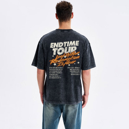 End Time Tour Christian Washed T-Shirt