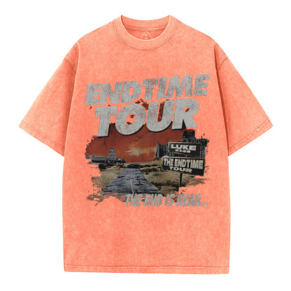 End Time Tour Christian Washed T-Shirt