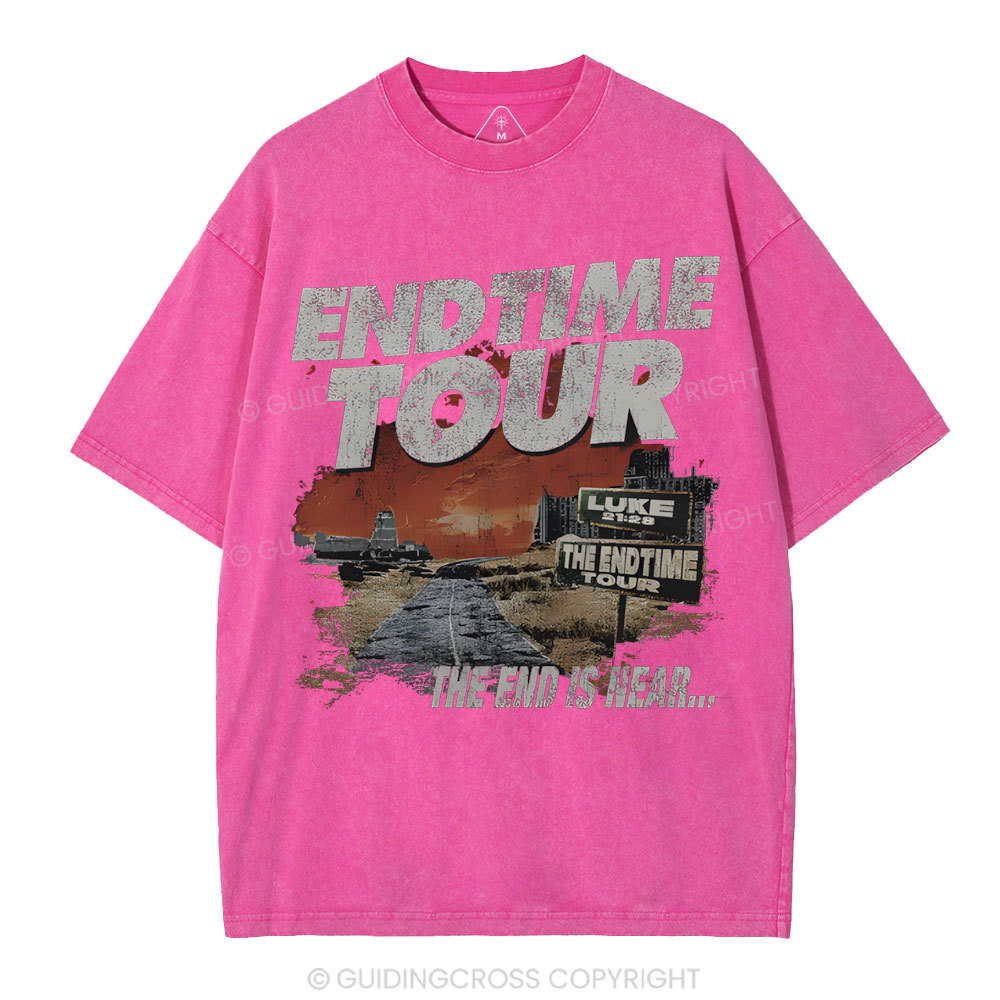 End Time Tour Christian Washed T-Shirt