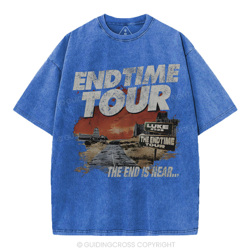 End Time Tour Christian Washed T-Shirt