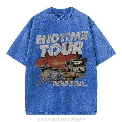 End Time Tour Christian Washed T-Shirt