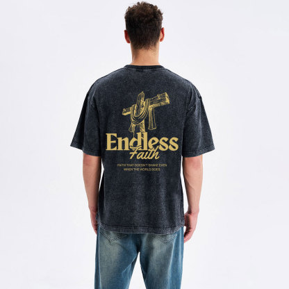 Endless Faith Christian Washed T-Shirt