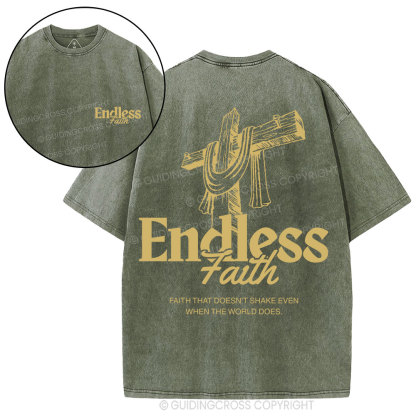 Endless Faith Christian Washed T-Shirt