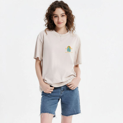 Enter Through The Narrow Gate Chrsitian Washed T-Shirt