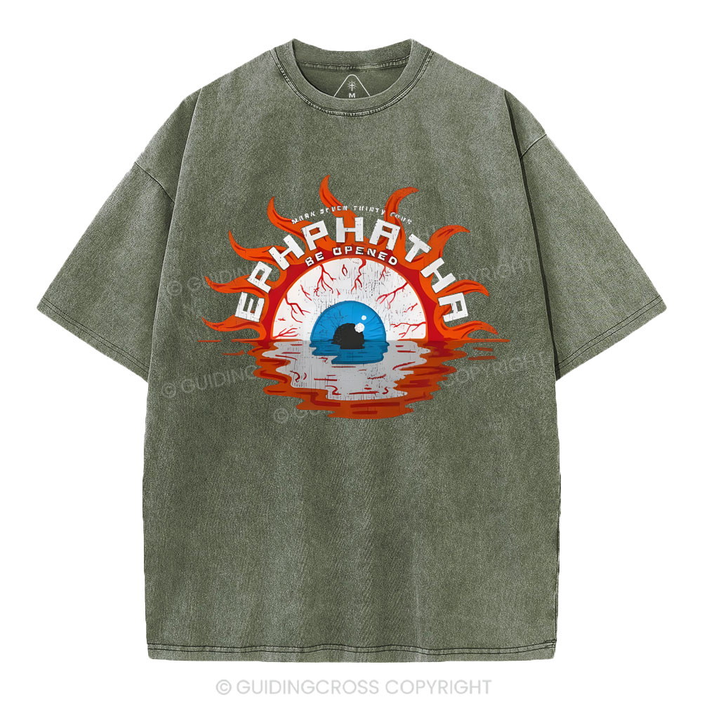 Ephphath Christian Washed T-Shirt