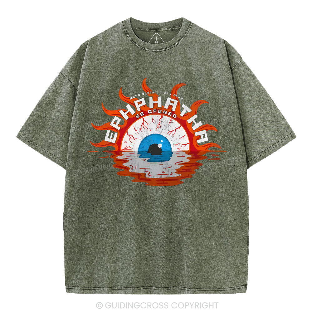 Ephphath Christian Washed T-Shirt