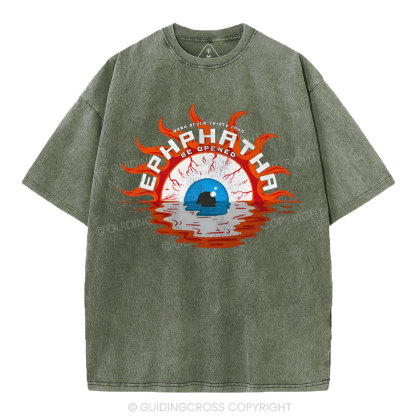 Ephphath Christian Washed T-Shirt
