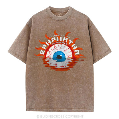 Ephphath Christian Washed T-Shirt
