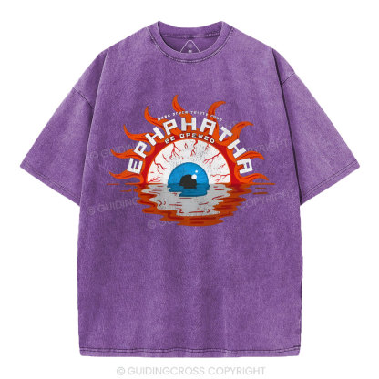 Ephphath Christian Washed T-Shirt