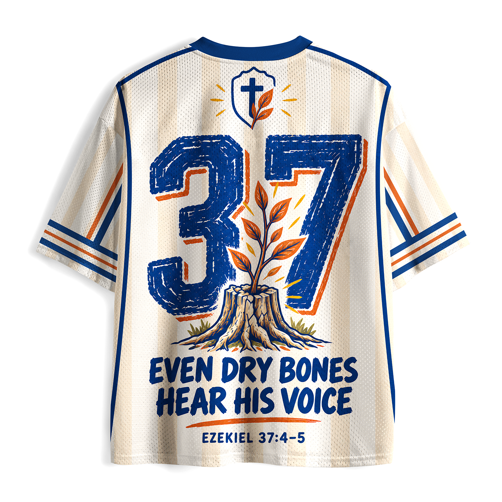 Even Dry Bones Hear His Voice Christian Mesh Jersey