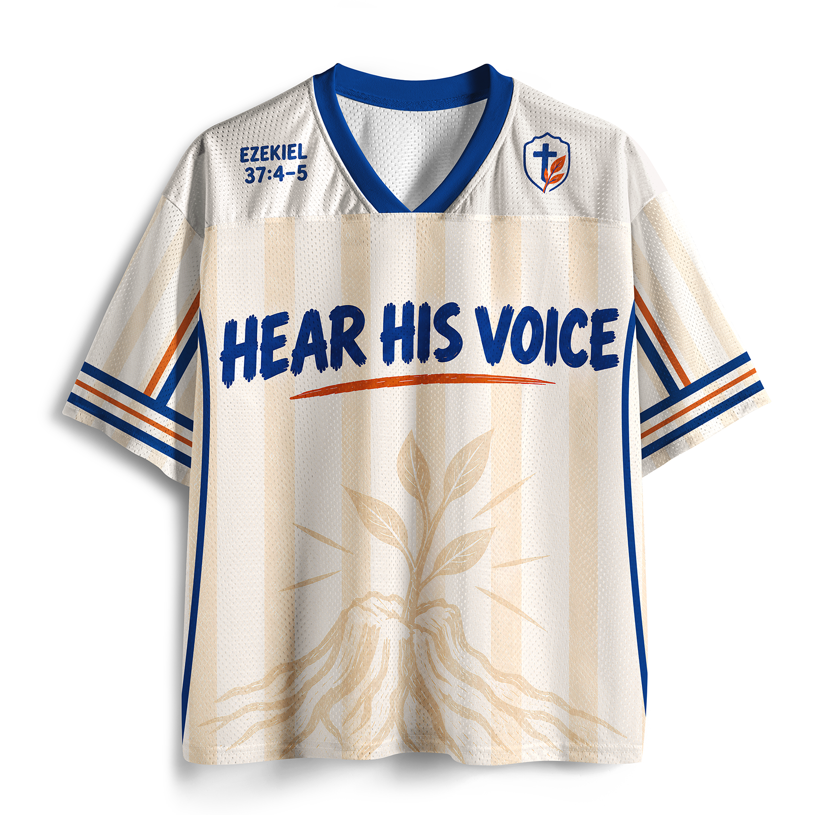 Even Dry Bones Hear His Voice Christian Mesh Jersey