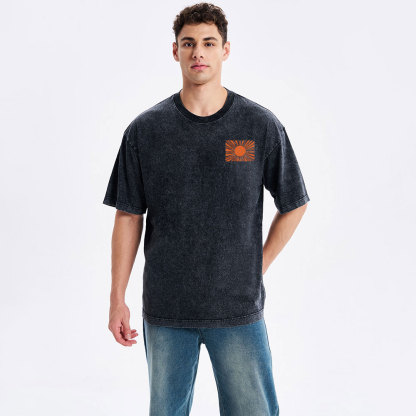 Even In The Depths Of The Sea His Light Remains Christian Washed T-Shirt