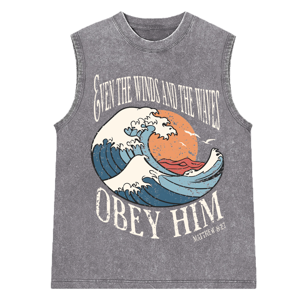 Kind Words Are Like Honey Christian Washed Sleeveless Tee Sale-GuidingCross