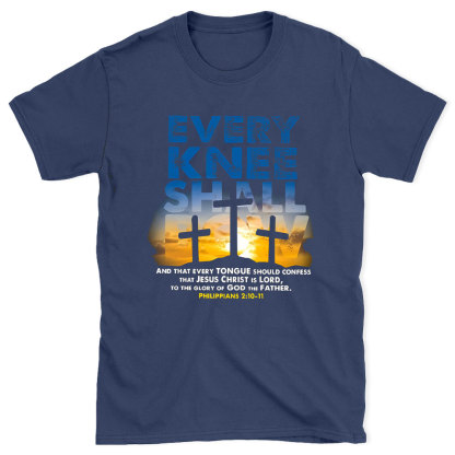 Every Knee Shall Bow Christian T-Shirt