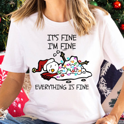 Everything Is Fine Christian T-Shirt