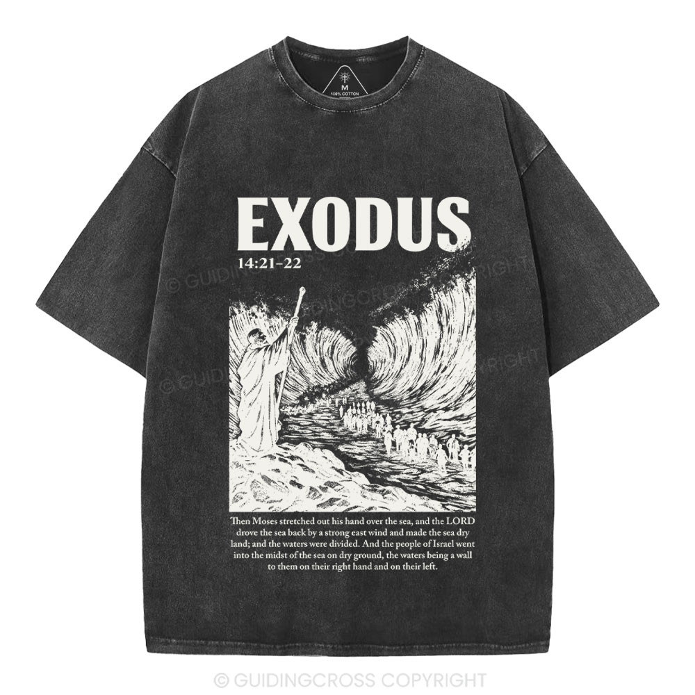 Exodus Christian Washed T-Shirt