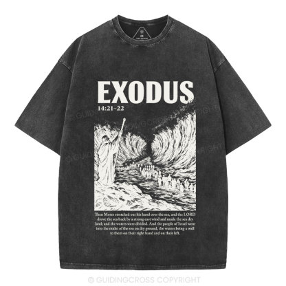 Exodus Christian Washed T-Shirt